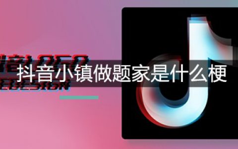 抖阴小镇做题家是什么梗