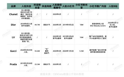 各类奢侈品牌攻占抖阴