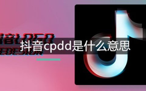 抖阴cpdd是什么意思