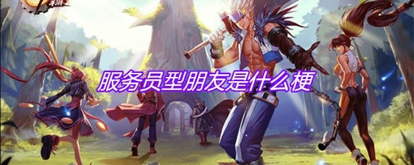 服务员型朋友是什么梗