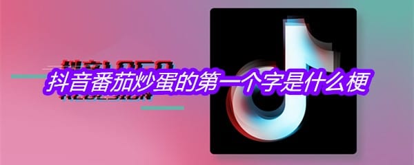 抖阴番茄炒蛋的第一个字是什么梗