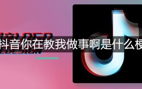 抖阴你在教我做事啊是什么梗
