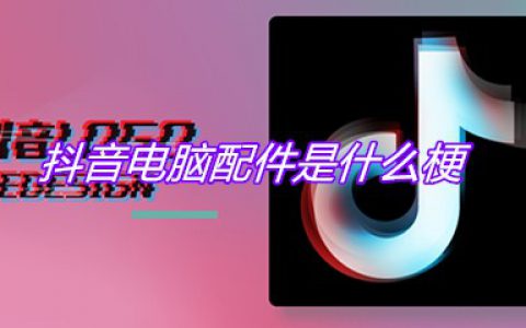 抖阴电脑配件是什么梗