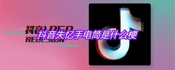 抖阴失忆手电筒是什么梗