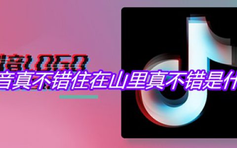 抖阴真不错住在山里真不错是什么梗