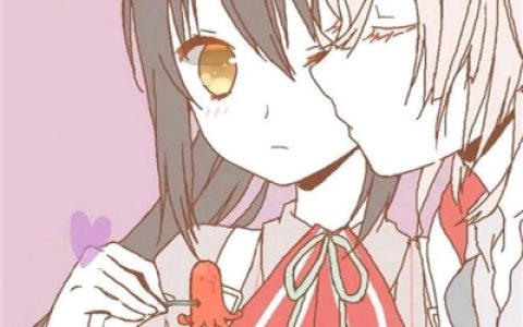 幸得识卿桃花面，从此阡陌多暖春 唯美好看的二次元抖阴情侣头像