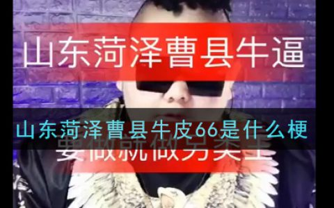 山东菏泽曹县牛皮66是什么梗 山东菏泽曹县牛皮66梗的意思及出处介绍