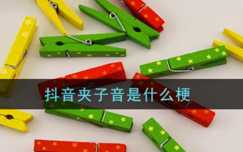 抖阴夹子音是什么梗 抖阴夹子音意思及出处介绍