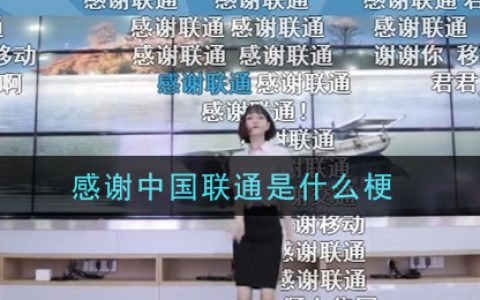 感谢中国联通是什么梗 感谢中国联通意思及出处介绍