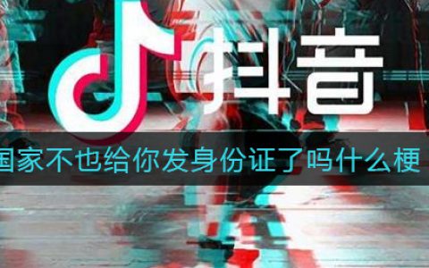 国家不也给你发身份证了吗什么梗 国家不也给你发身份证了吗意思介绍