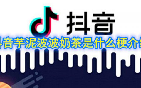 抖阴芋泥波波奶茶是什么梗 抖阴芋泥波波奶茶是什么梗介绍