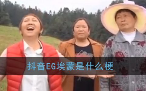 抖阴EG埃蒙是什么梗 EG埃蒙含义出处介绍