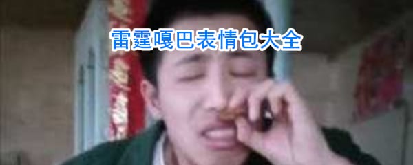 雷霆嘎巴表情包 无情哈拉少表情包