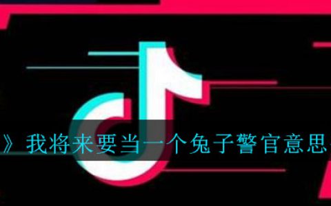 抖阴我将来要当一个兔子警官什么意思 我将来要当一个兔子警官意思介绍