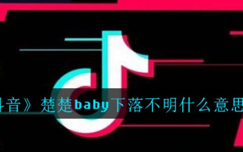 抖阴楚楚baby下落不明什么意思 楚楚baby下落不明意思介绍