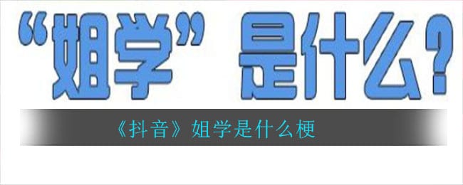 抖阴姐学是什么梗 姐学意思介绍