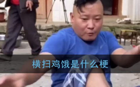 横扫鸡饿是什么梗 抖阴横扫鸡饿坐回自己