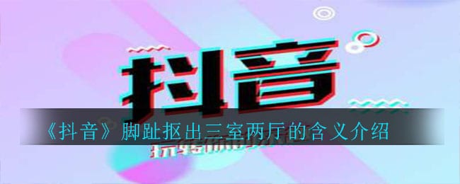 抖阴脚趾抠出三室两厅是什么梗 脚趾抠出三室两厅的含义介绍