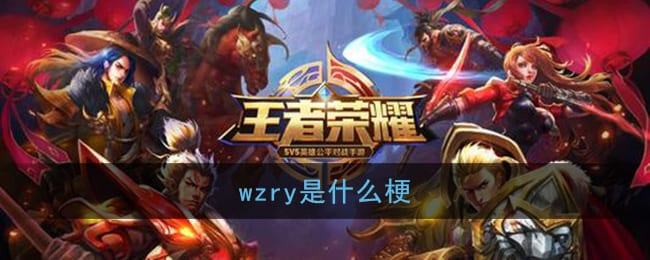 wzry是什么梗 wzry是什么缩写