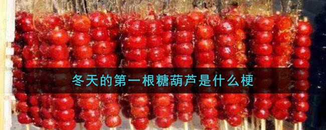 冬天的第一根糖葫芦是什么梗 冬天的第一根糖葫芦梗的意思及出处介绍