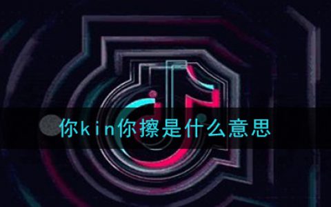 抖阴你kin你擦是什么意思 你kin你擦意思及出处介绍