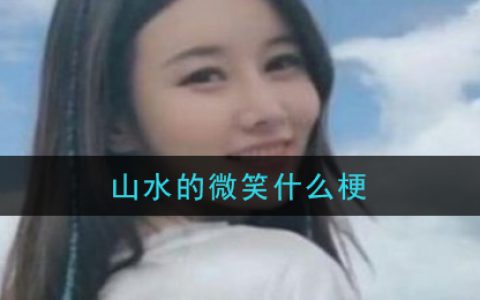 抖阴山水的微笑什么梗 山水的微笑梗的意思及出处介绍