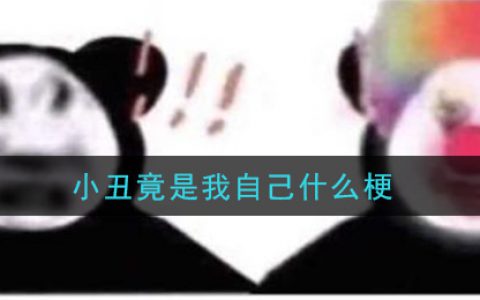 小丑竟是我自己什么梗 小丑竟是我自己梗的意思及出处介绍