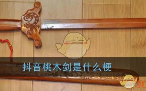 抖阴桃木剑是什么梗 桃木剑送女朋友梗含义