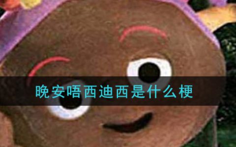 晚安唔西迪西是什么梗 晚安唔西迪西梗的意思及出处介绍