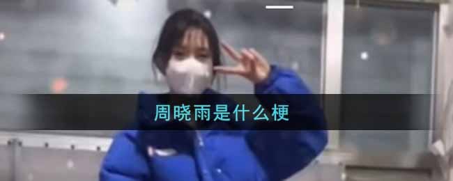周晓雨是什么梗 周晓雨梗的出处介绍