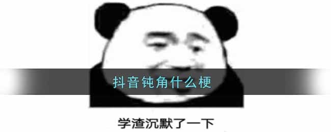 抖阴钝角是什么梗 选c钝角是什么梗