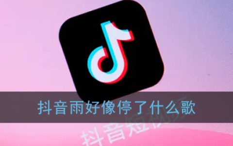 抖阴雨好像停了什么歌 澜歌曲歌词