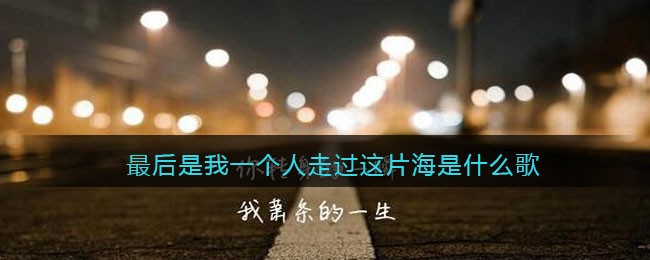 最后是我一个人走过这片海是什么歌 最后的人歌曲歌词