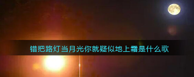 错把路灯当月光你就疑似地上霜是什么歌 错把路灯当月光歌曲歌词