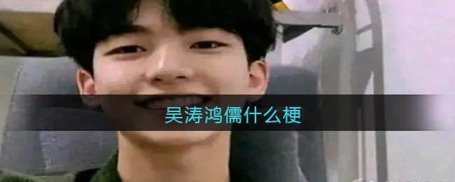吴涛鸿儒什么梗 吴涛鸿儒什么意思