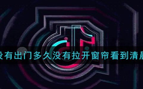 你有多久没有出门多久没有拉开窗帘看到清晨是什么歌 所以你睡了没歌曲歌词
