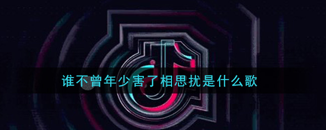 谁不曾年少害了相思扰是什么歌 抖阴歌曲歌词