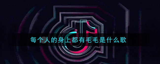 每个人的身上都有毛毛是什么歌 毛毛歌歌曲歌词