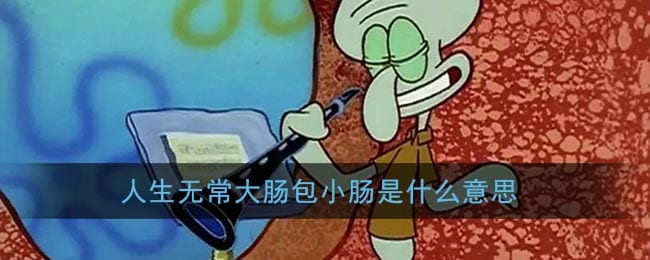 大肠包小肠是什么梗 人生无常大肠包小肠是什么意思