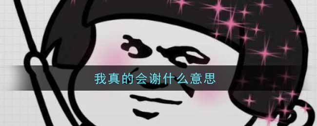 我真的会谢什么意思网络用语 我真的会谢什么意思怨男0