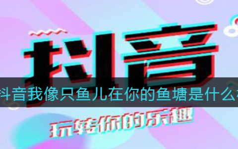 我像只鱼儿在你的鱼塘是什么梗 抖阴热梗出处含义