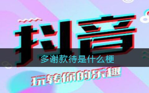 多谢款待是什么梗 抖阴多谢款待什么意思含义