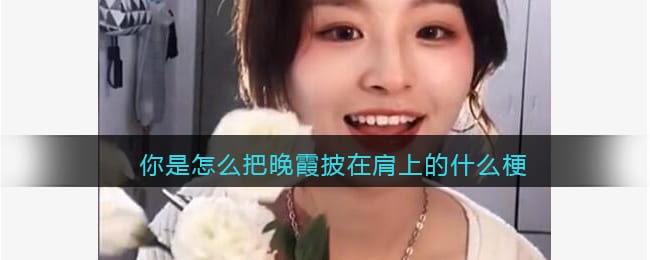 你是怎么把晚霞披在肩上的什么梗/意思 抖阴热梗含义出处