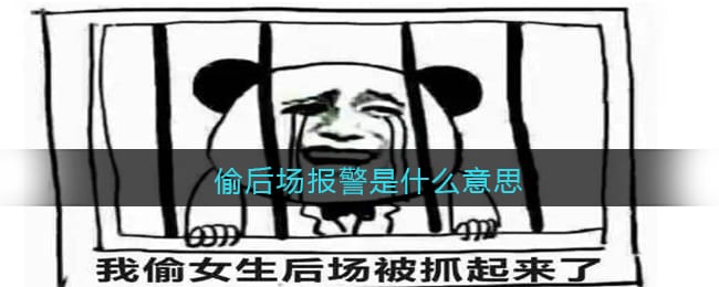 偷后场报警是什么意思 抖阴偷后场报警是什么梗含义出处