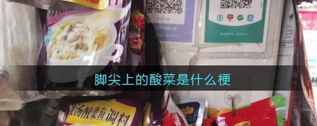 脚尖上的酸菜是什么梗 脚尖上的酸菜是什么意思含义出处