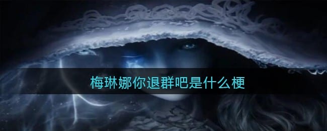 梅琳娜你退群吧是什么梗 梅琳娜你退群吧是什么意思含义出处