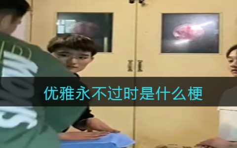 优雅永不过时是什么梗/意思 抖阴热梗含义出处