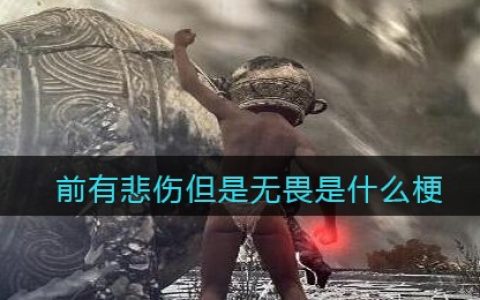 前有悲伤但是无畏是什么梗/意思 抖阴热梗含义出处