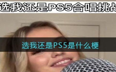 选我还是PS5是什么梗/意思 抖阴热梗含义出处