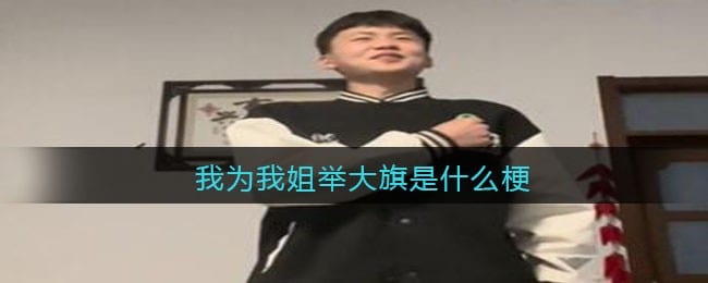 我为我姐举大旗是什么梗/意思 抖阴热梗含义出处分享